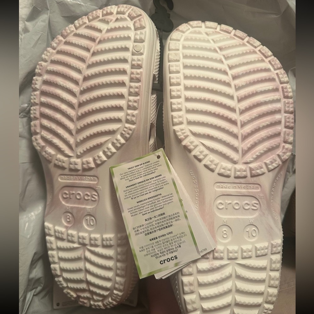 Pink Marble Crocs - Picture 3 of 5